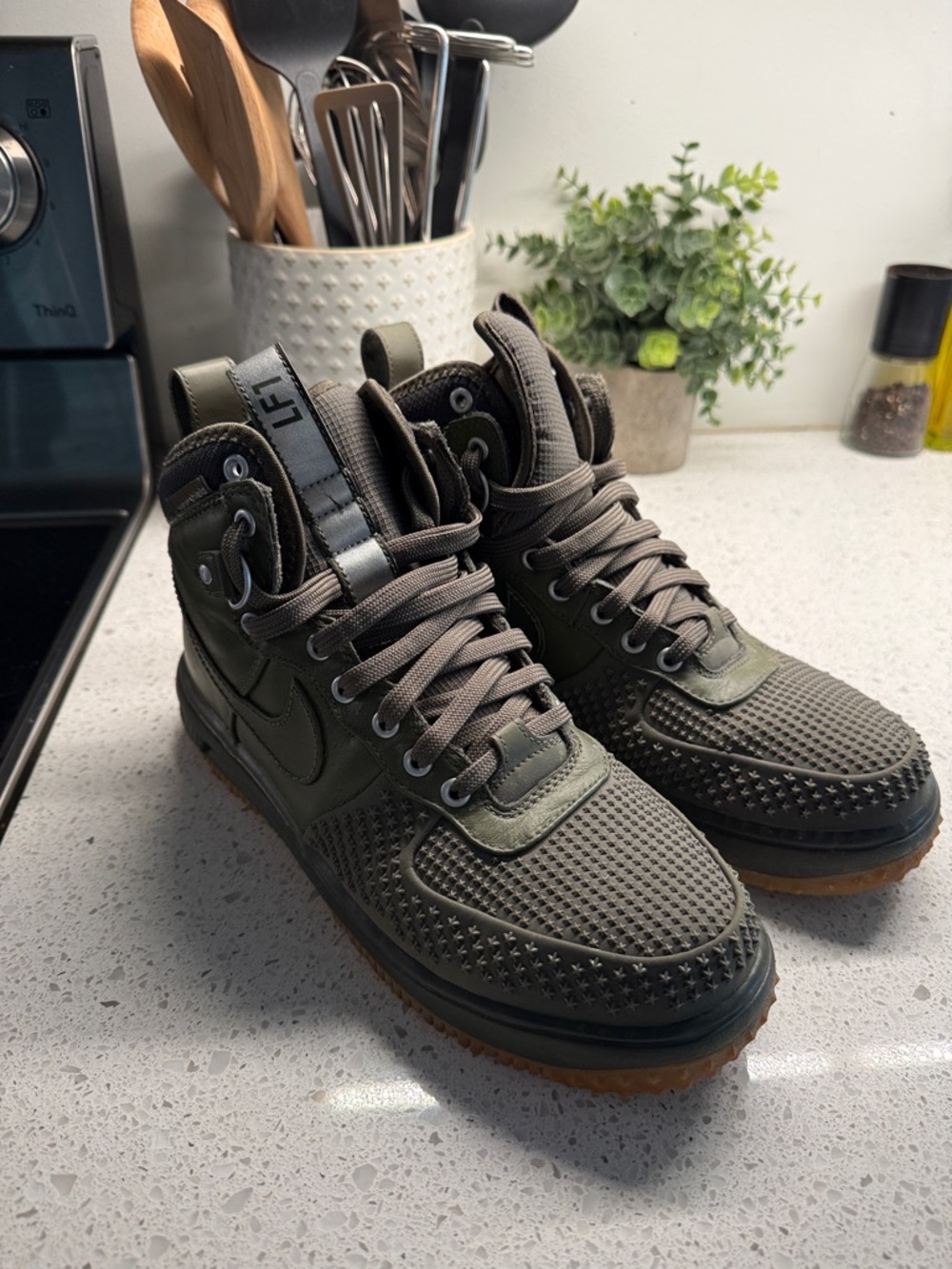 Nike Lunar Air Force 1 High - Olive Green